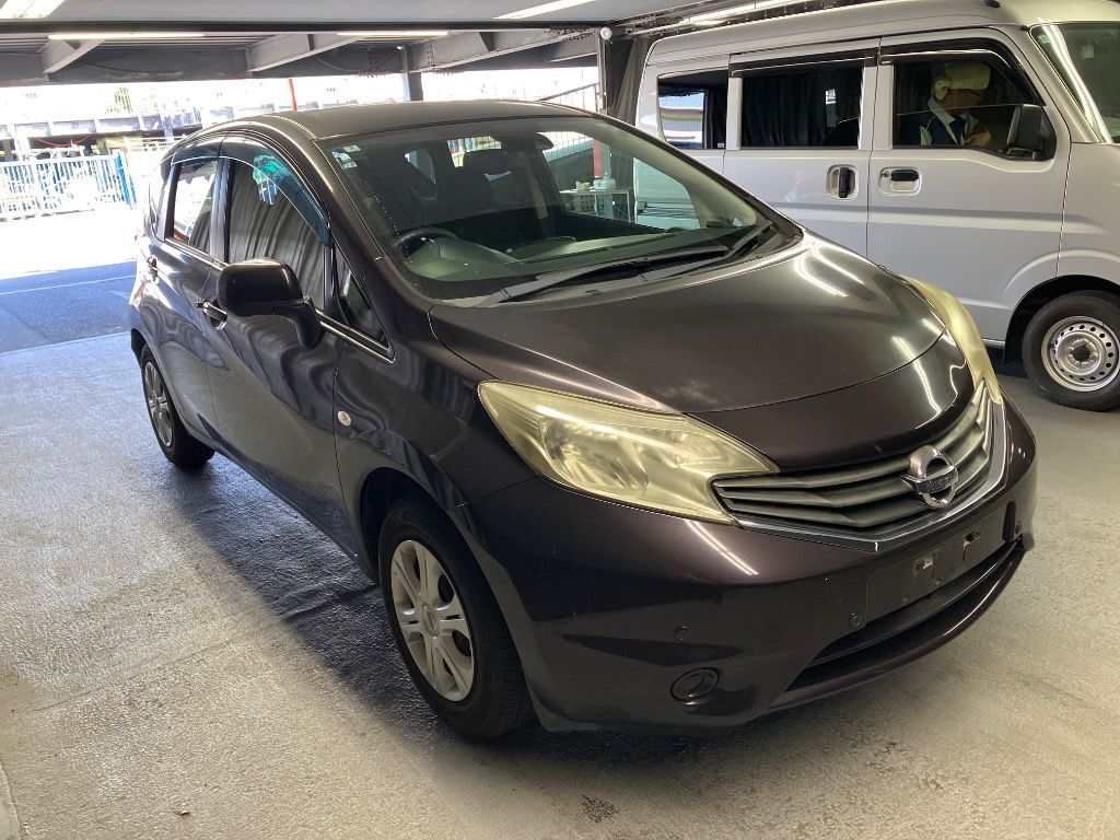 Japan Auction Vehicles 7 2014 Nissan Note X エマージェンシーブレーキ パッケージ auction photo