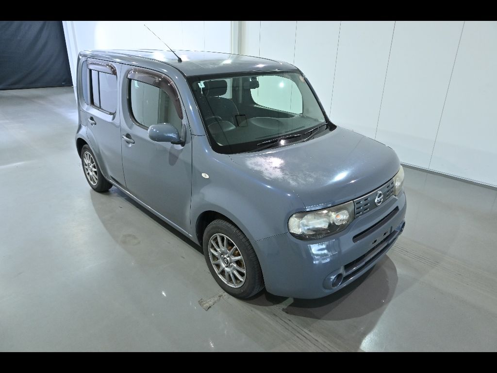 2012 Nissan Cube 15X Indigo + Plasma Japan auction vehicle