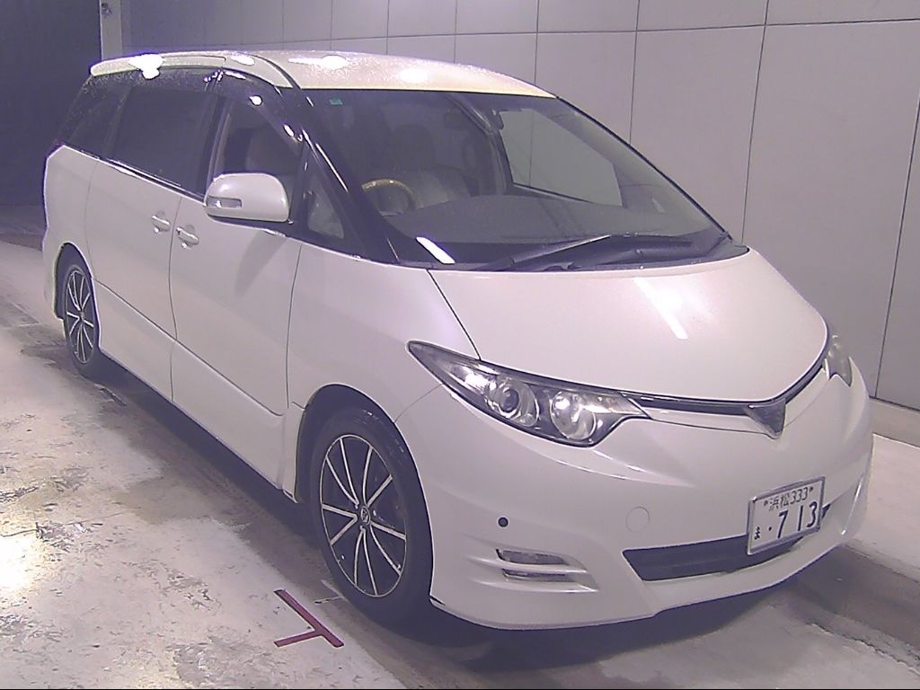 Japan Auction Vehicles 11 2008 Toyota Estima 2.4 Aeras G Edition auction photo