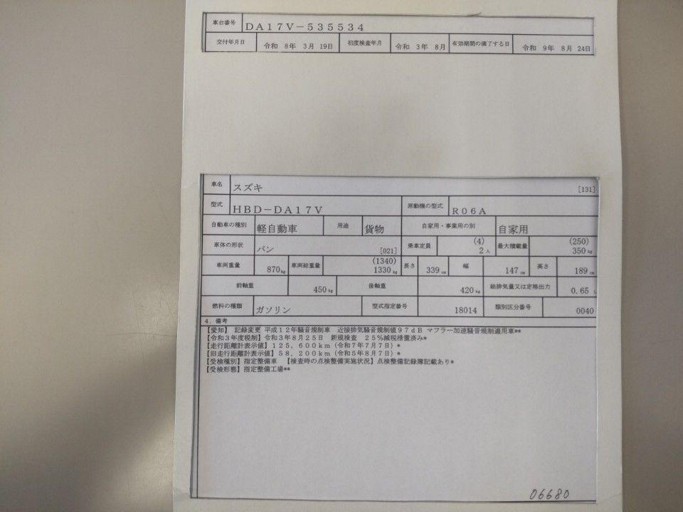 2021 Suzuki Every auction photo 9